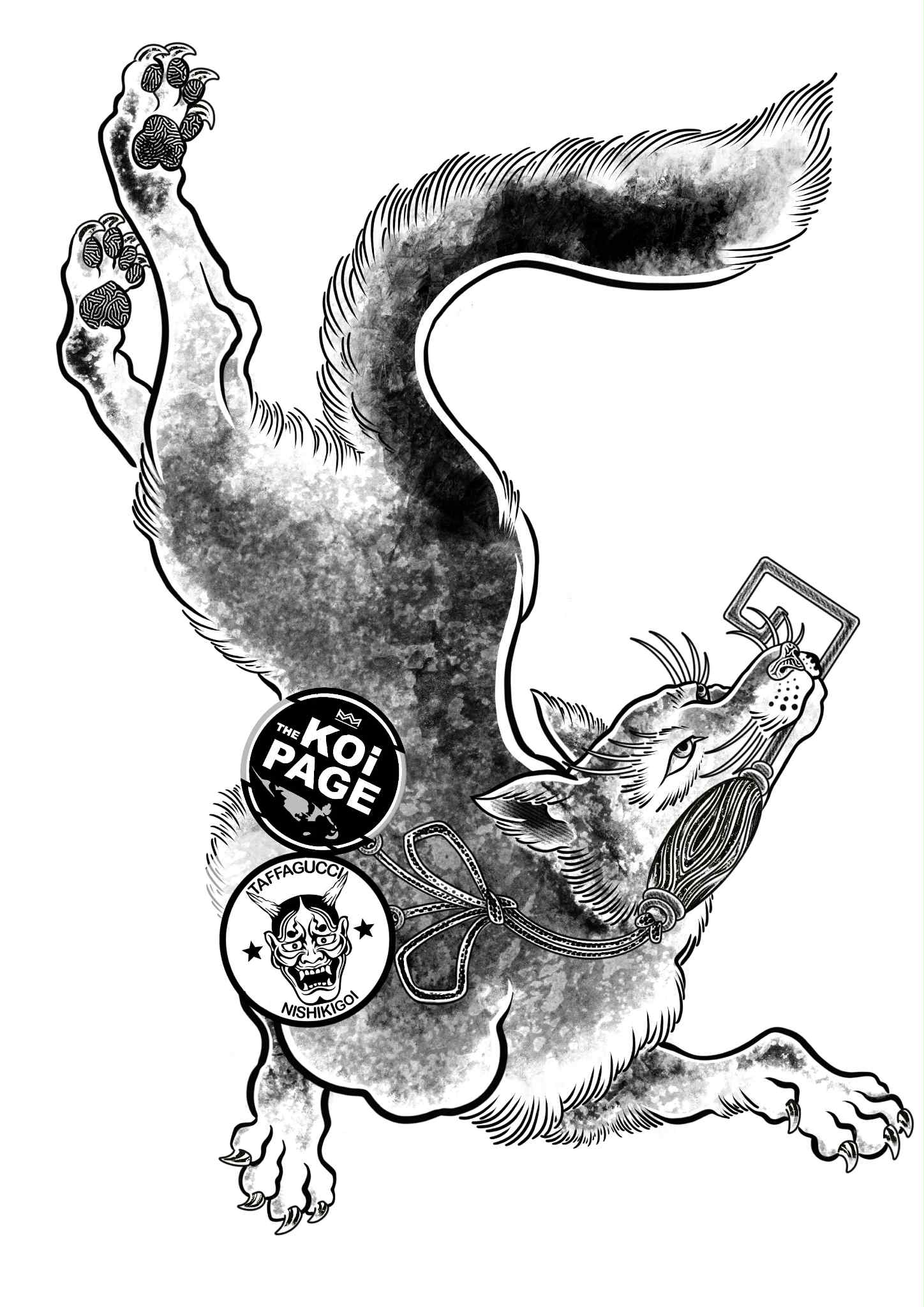 Special Edition “Kitsune no Koi” T-Shirt - Zwart